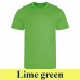 JC001 COOL T - Unisex környakú póló szublimáláshoz lime green